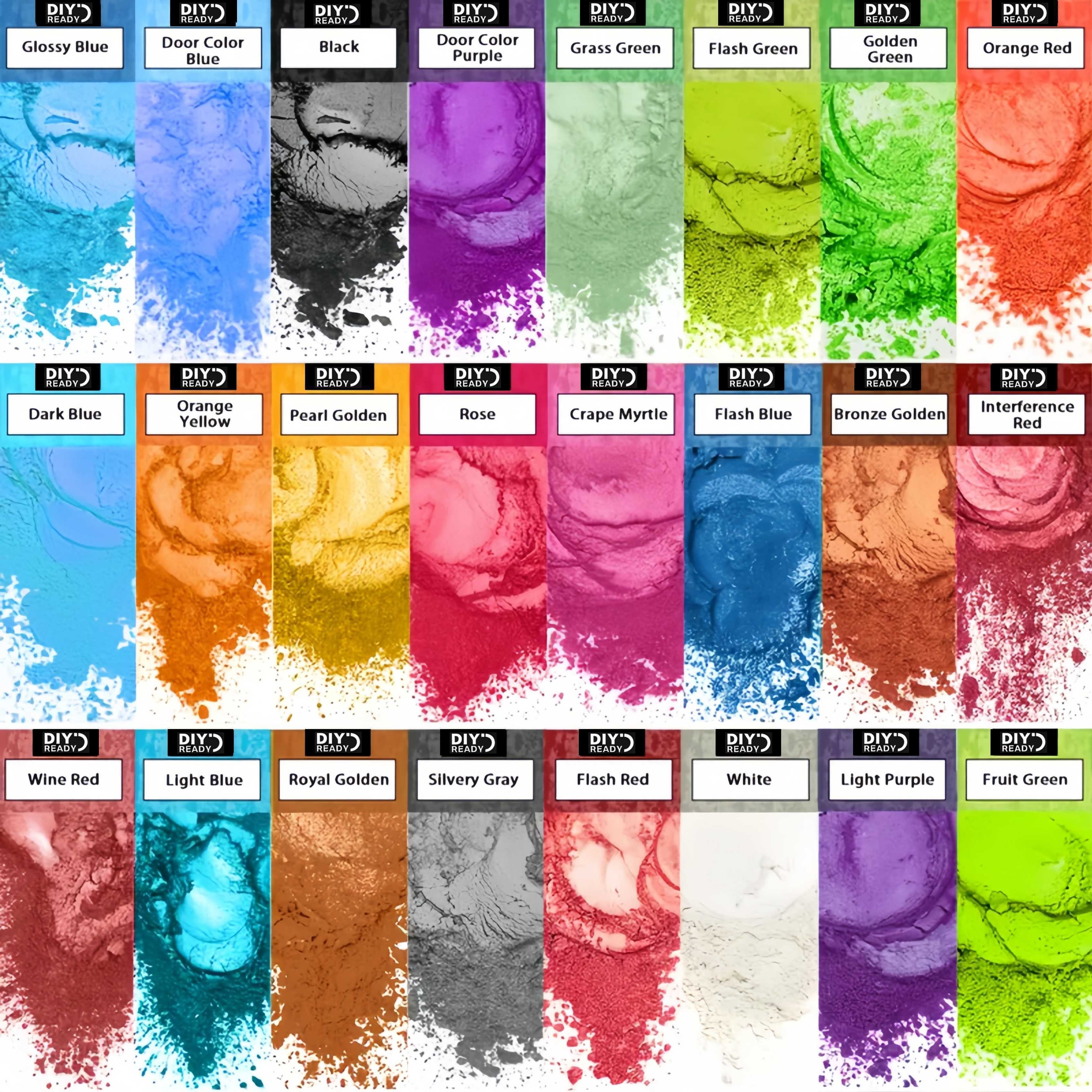 Resin Art Table Top - 24 Colors/8 Colors 5g 0.18oz Pearlescent