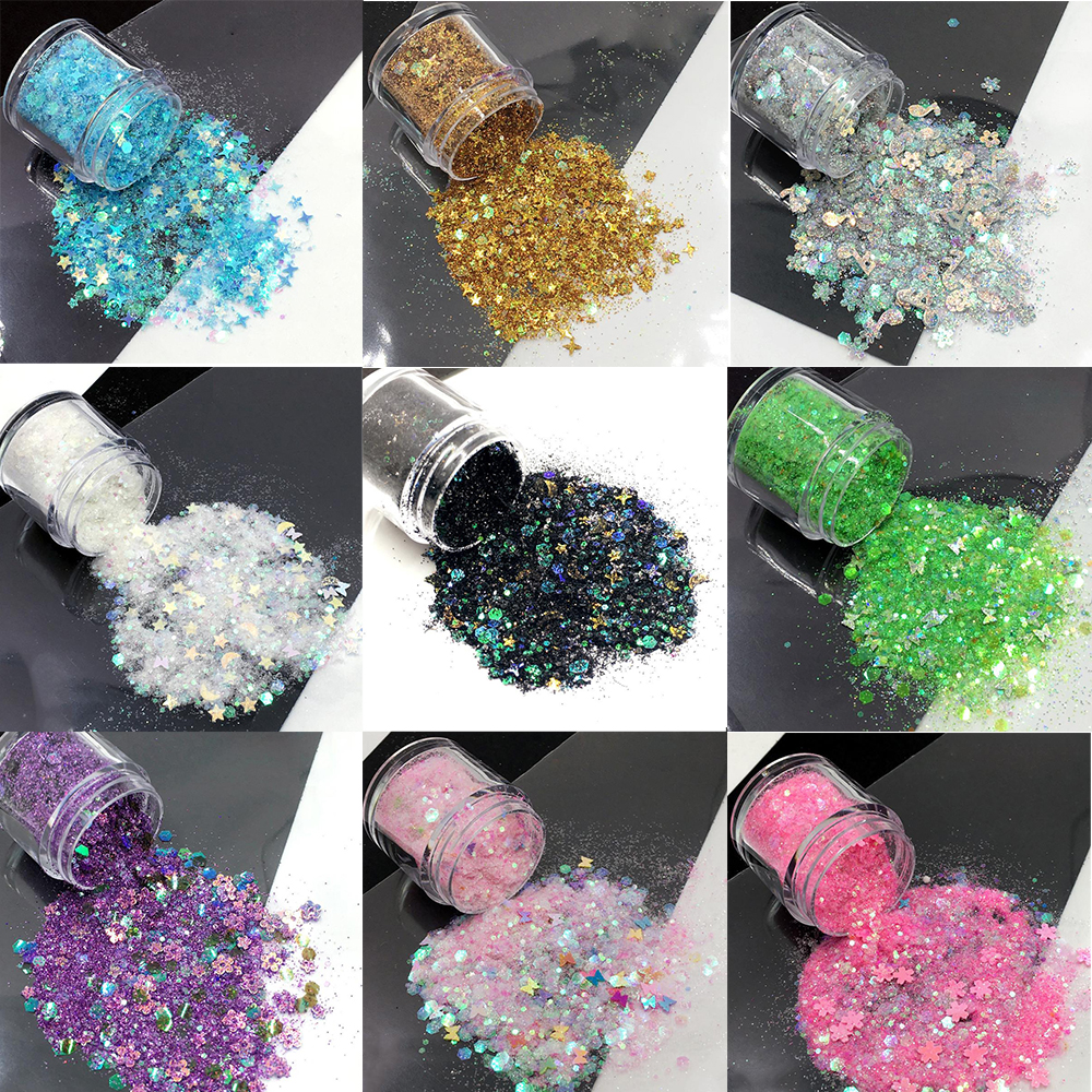 Glitter Powder Resin - 10ml/Box Glitter Epoxy Resin Fillings Mix