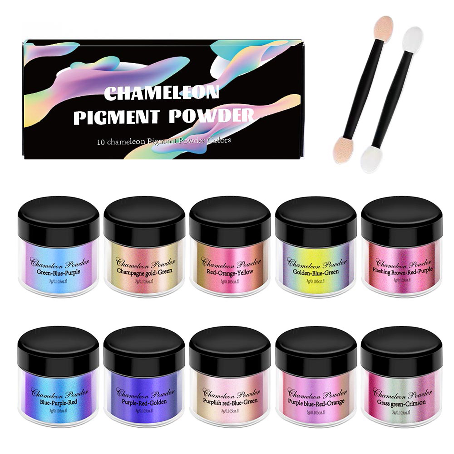 10/20pcs Mirror Chameleons Pig - Glitter Powder Resin recension och pris