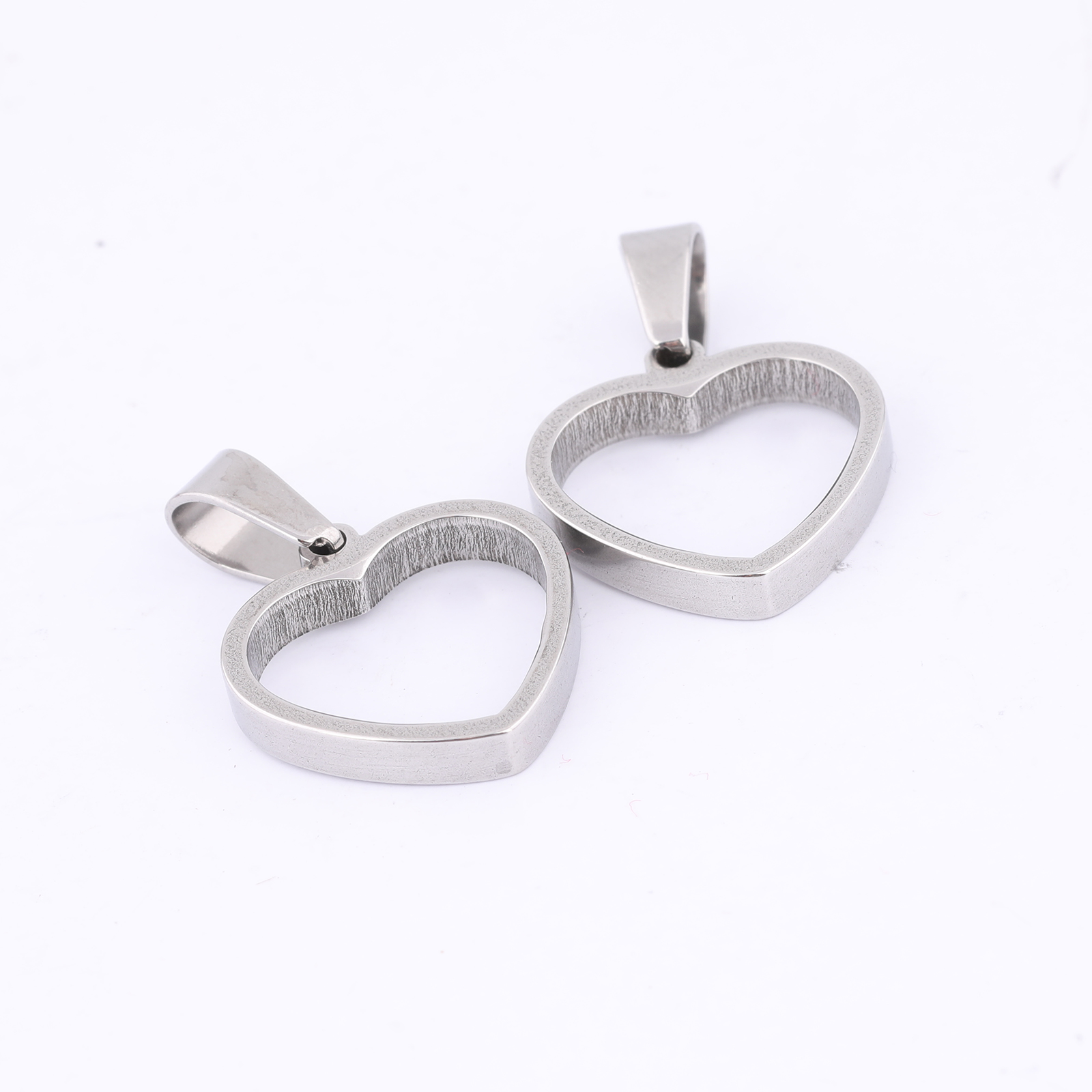 10pcs Stainless Steel 14mm Hea - Bezels Pendant Resin recension och pris