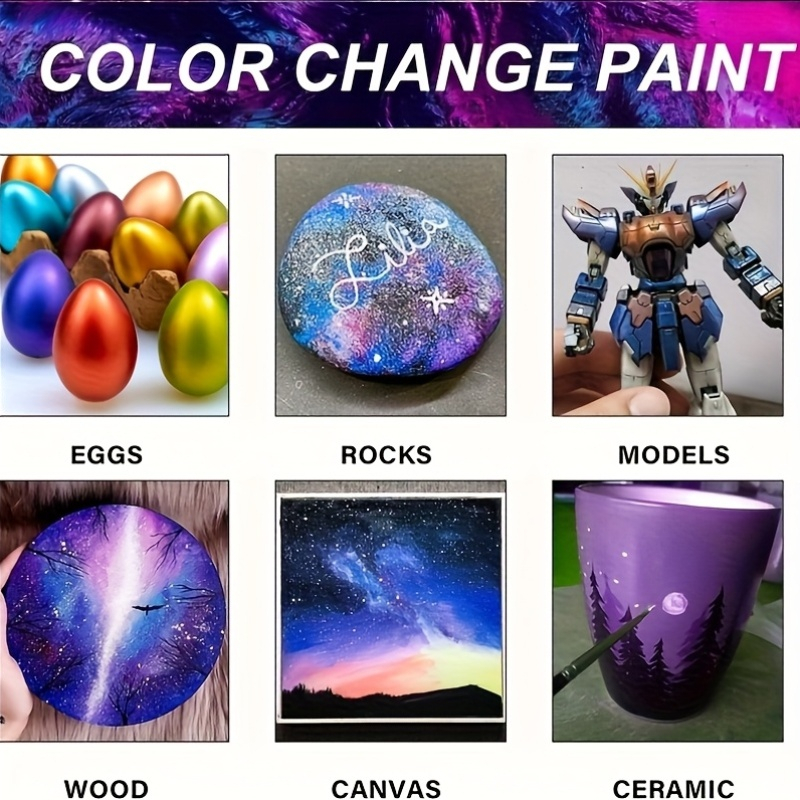 Acrylic Paint Set 6 Colors 50m - Resin Art Acrylic recension och pris