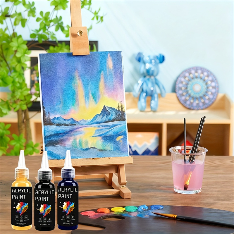 Acrylic Paint Set 6 Colors 50m - Resin Art Acrylic recension och pris