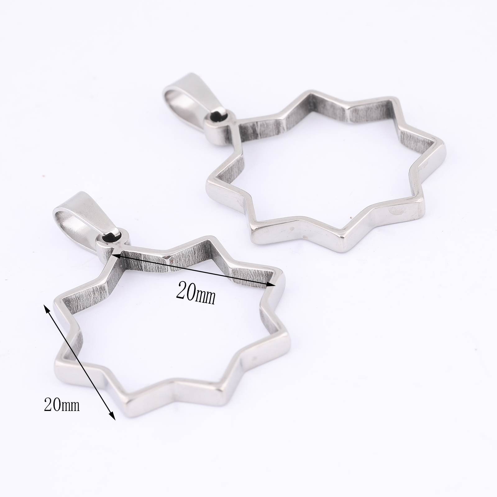10pcs Stainless Steel Gold Pla - Bezels Pendant Resin recension och pris