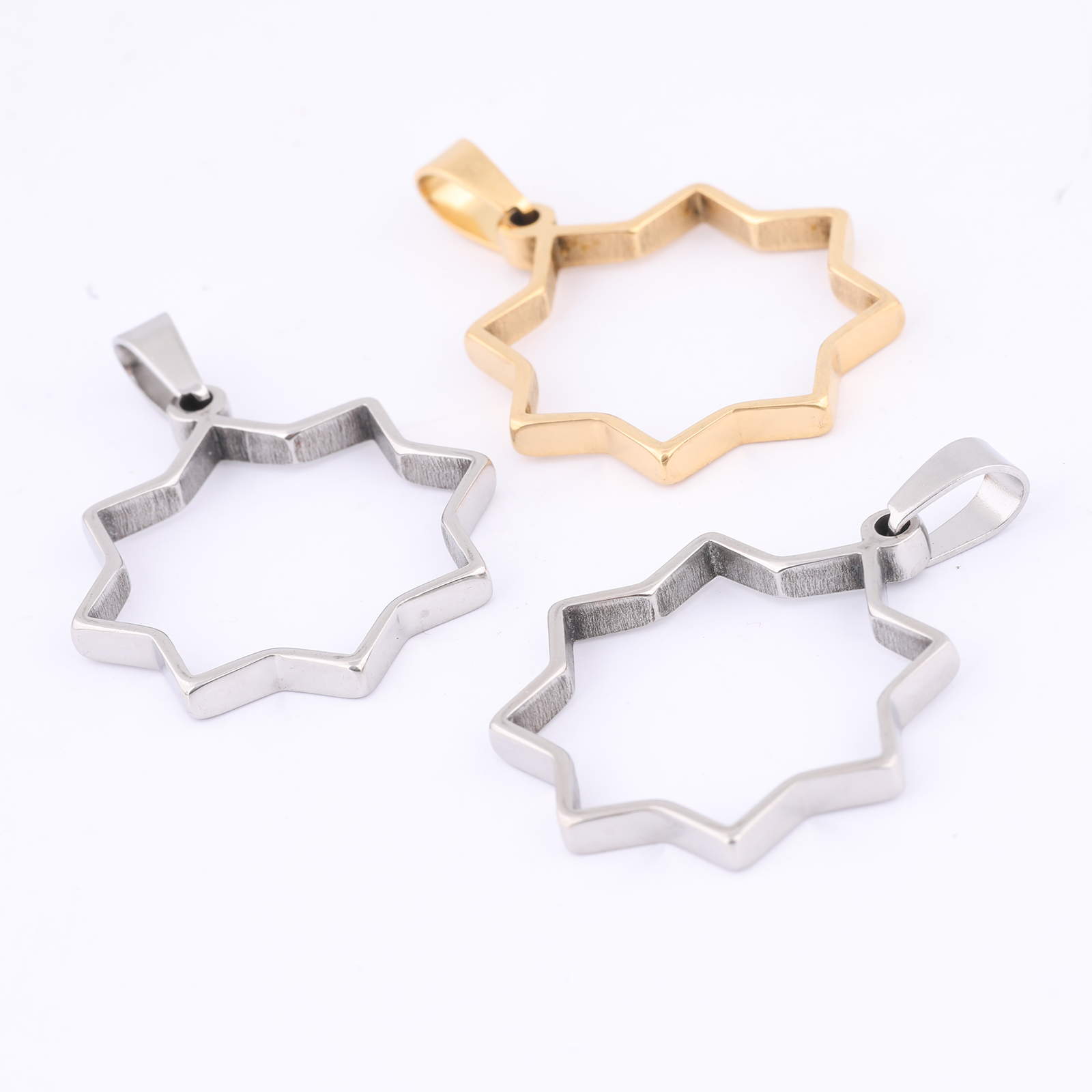 10pcs Stainless Steel Gold Pla - Bezels Pendant Resin recension och pris