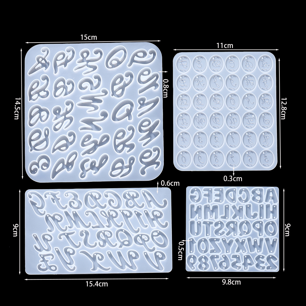 Alphabet Epoxy Resin Silicone  - Resin Art Alphabet recension och pris