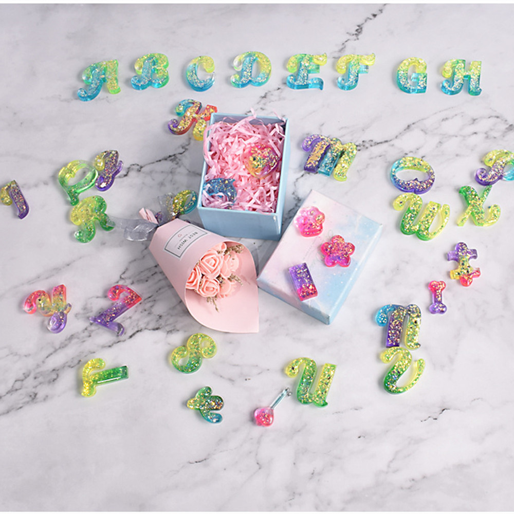 Alphabet Epoxy Resin Silicone  - Resin Art Alphabet recension och pris