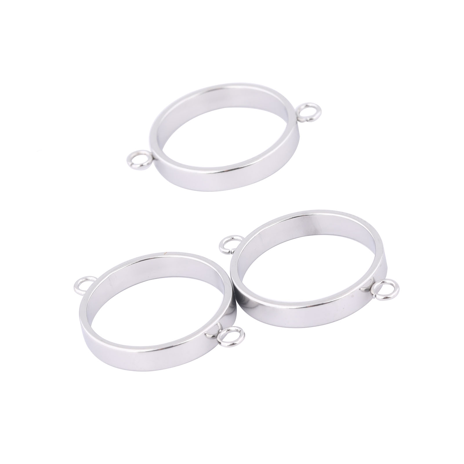 10pcs Stainless Steel 14mm Ope - Bezels Pendant Resin recension och pris