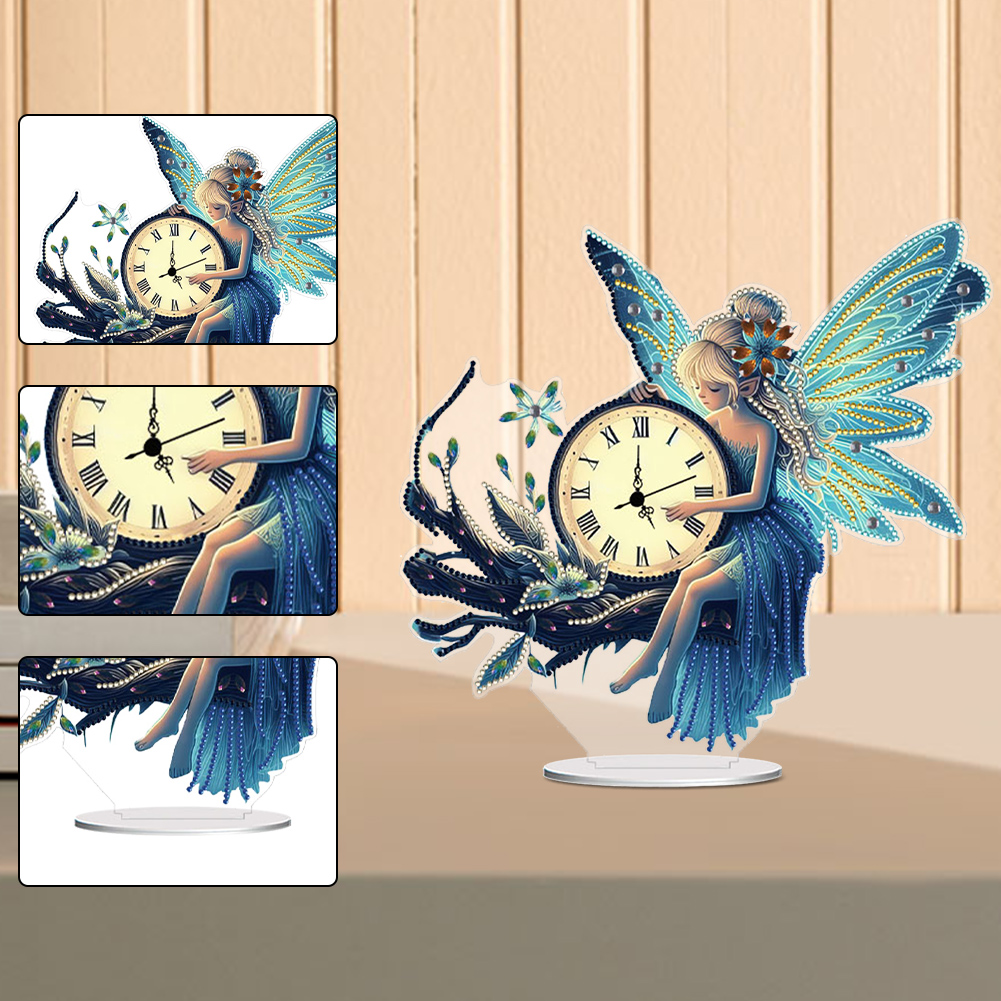Acrylic Special Shape Flower B - Resin Art Clock recension och pris