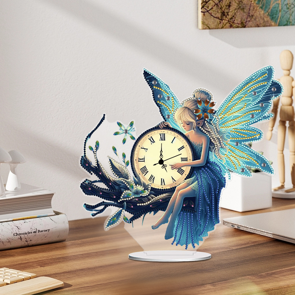 Acrylic Special Shape Flower B - Resin Art Clock recension och pris
