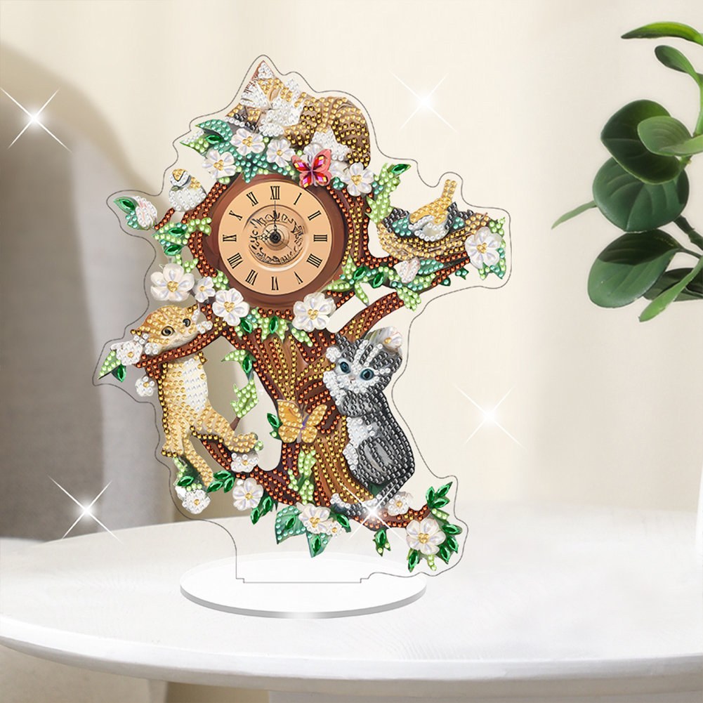 Acrylic Special Shape Flower B - Resin Art Clock recension och pris