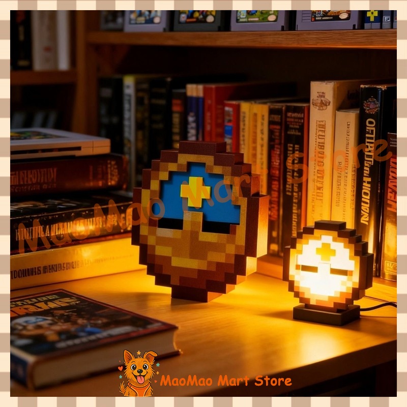 Chic Retro Pixel Art Style Sun - Resin Art Clock recension och pris