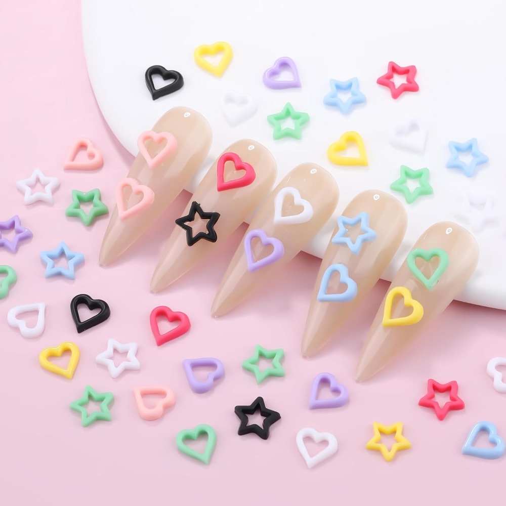 200PCS 3D Heart Star Resin Cha - Resin Art Diy recension och pris