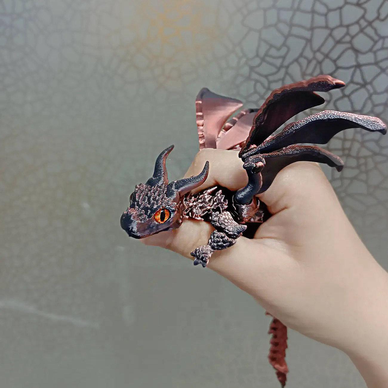 3D Printed Winged Carriage Dra - Resin Art Table Top recension och pris