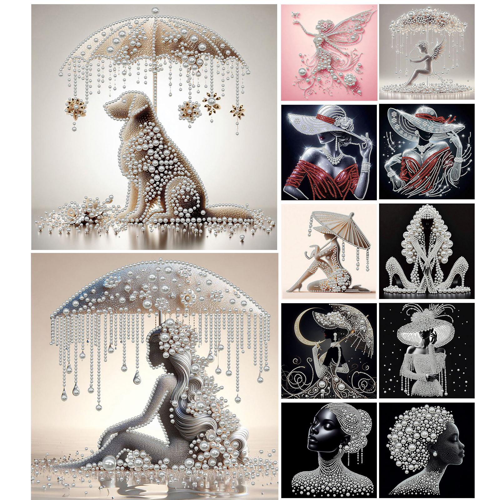 Elegant Lady Full 5D DIY Pearl - Resin Art Ideas With Pictures recension och pris