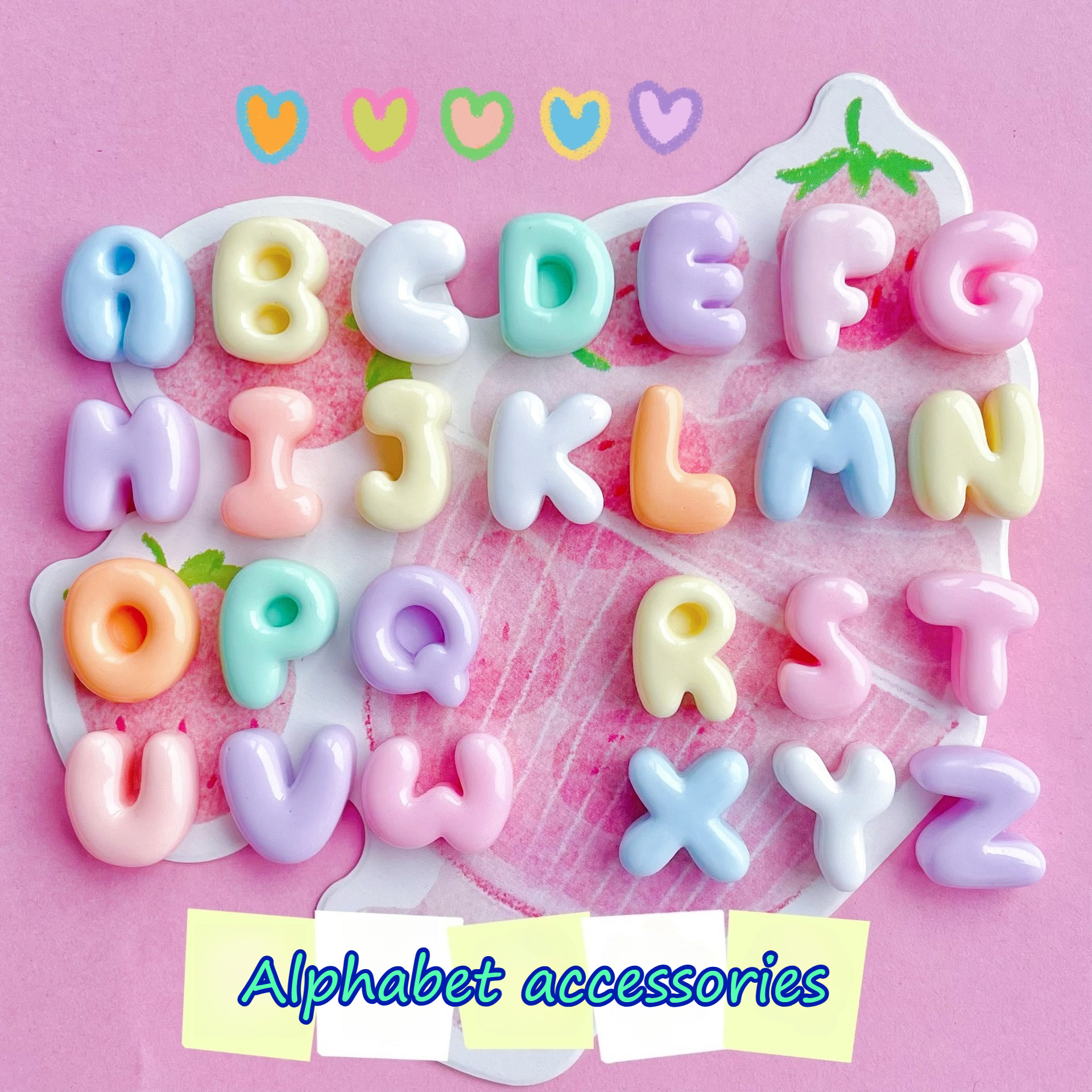 100pcs Single choice 26 Englis - Resin Art Alphabet recension och pris
