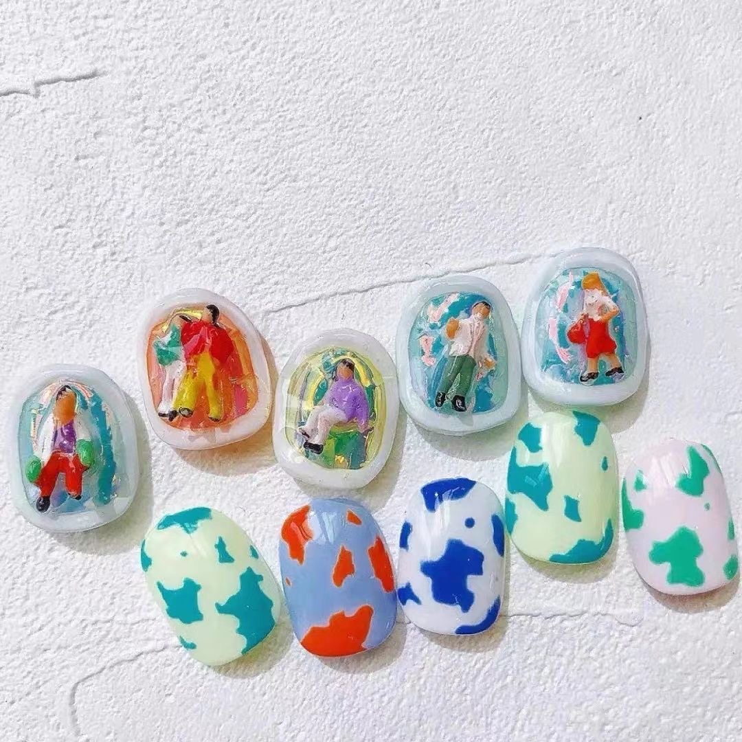 100pcs Wholesale Anime Worker  - Resin Art Design Images recension och pris