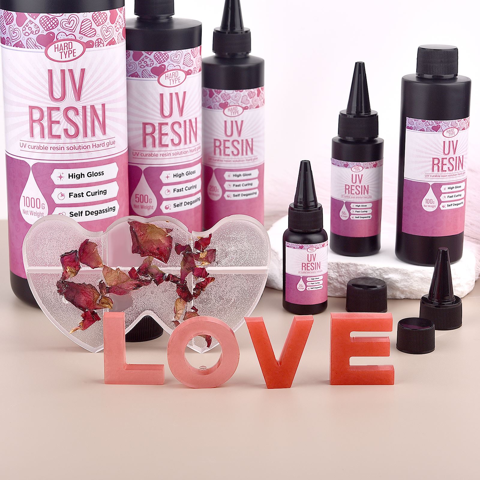 UV Resin Glue Transparent Epox - Resin Art Acrylic recension och pris
