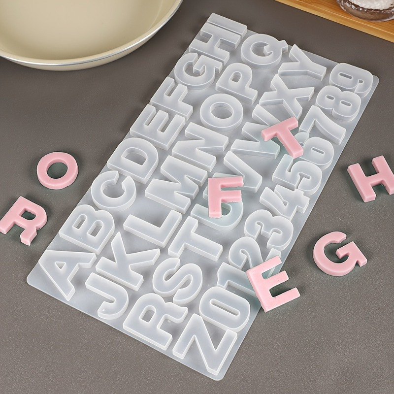 Letter A To Z Pendants Silicon - Resin Art Alphabet recension och pris