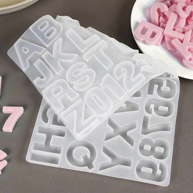 Letter A To Z Pendants Silicon - Resin Art Alphabet recension och pris
