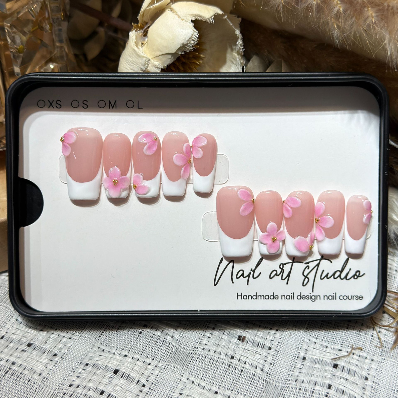 10pcs White French Style Tips  - Resin Art Diy recension och pris