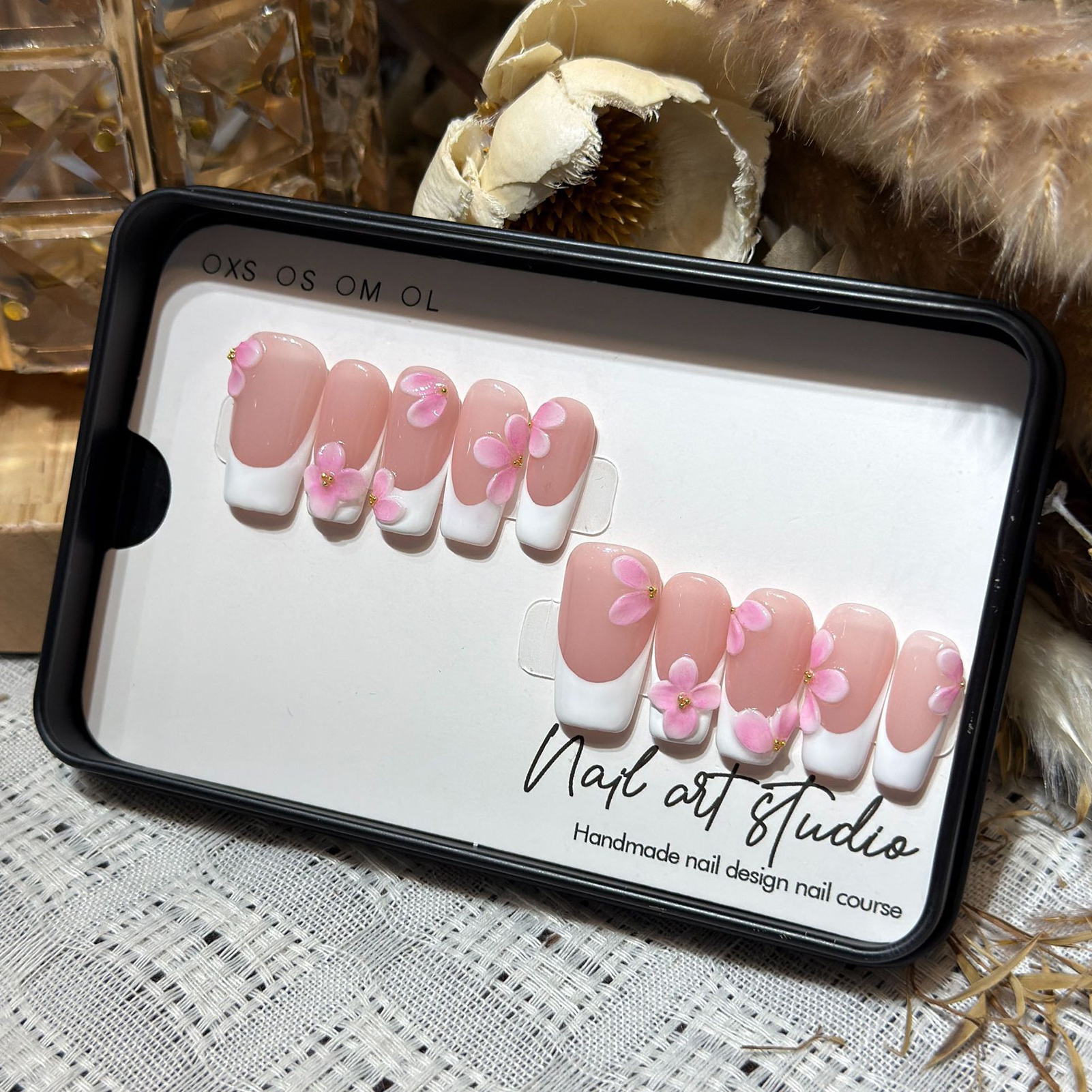 10pcs White French Style Tips  - Resin Art Diy recension och pris