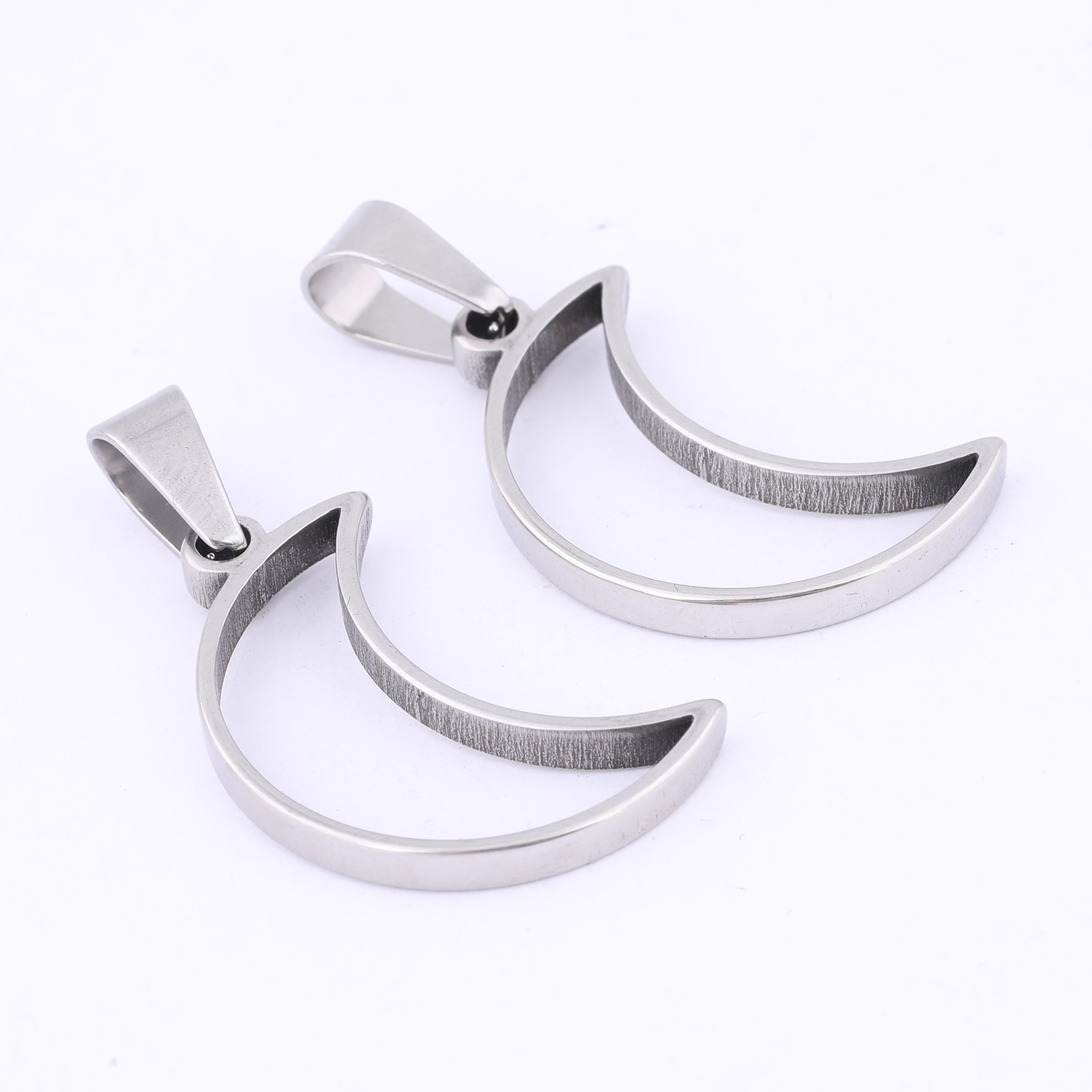 10pcs Stainless Steel Moon Cha - Bezels Pendant Resin recension och pris