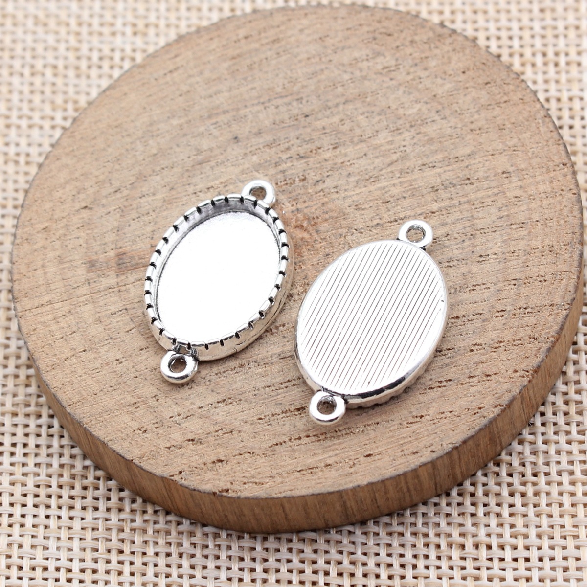 Multi Size Blank Bezel Flat Gl - Bezels Pendant Resin recension och pris