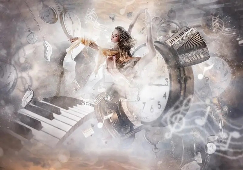 JMINE Div 5D dance lady clock  - Resin Art Clock recension och pris