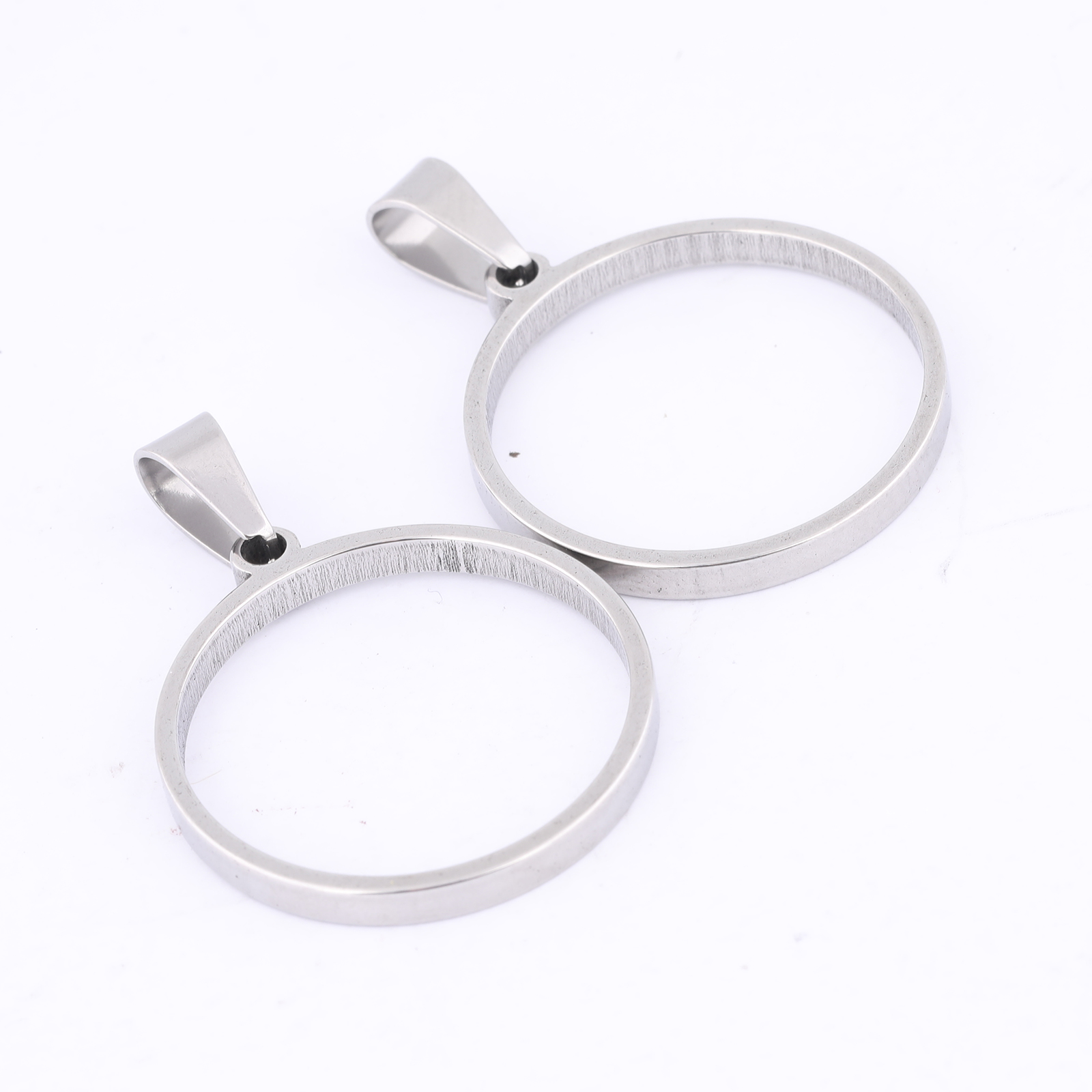 10pcs 25mm Round Open Bezel Ch - Bezels Pendant Resin recension och pris