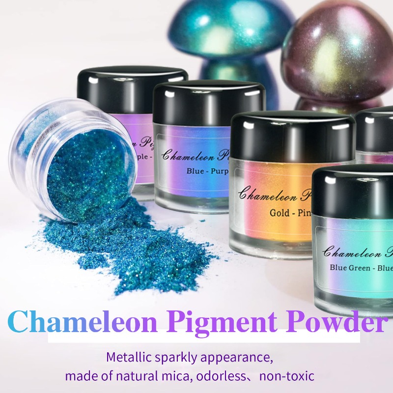 20 Colors Color Shift Mica Pow - Glitter Powder Resin recension och pris