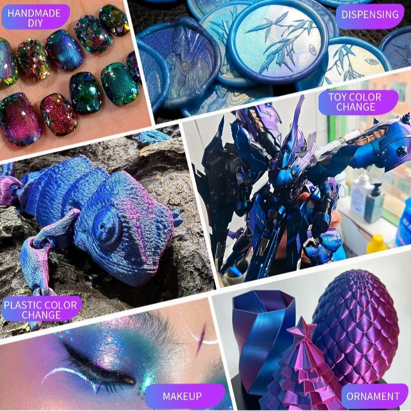 20 Colors Color Shift Mica Pow - Glitter Powder Resin recension och pris