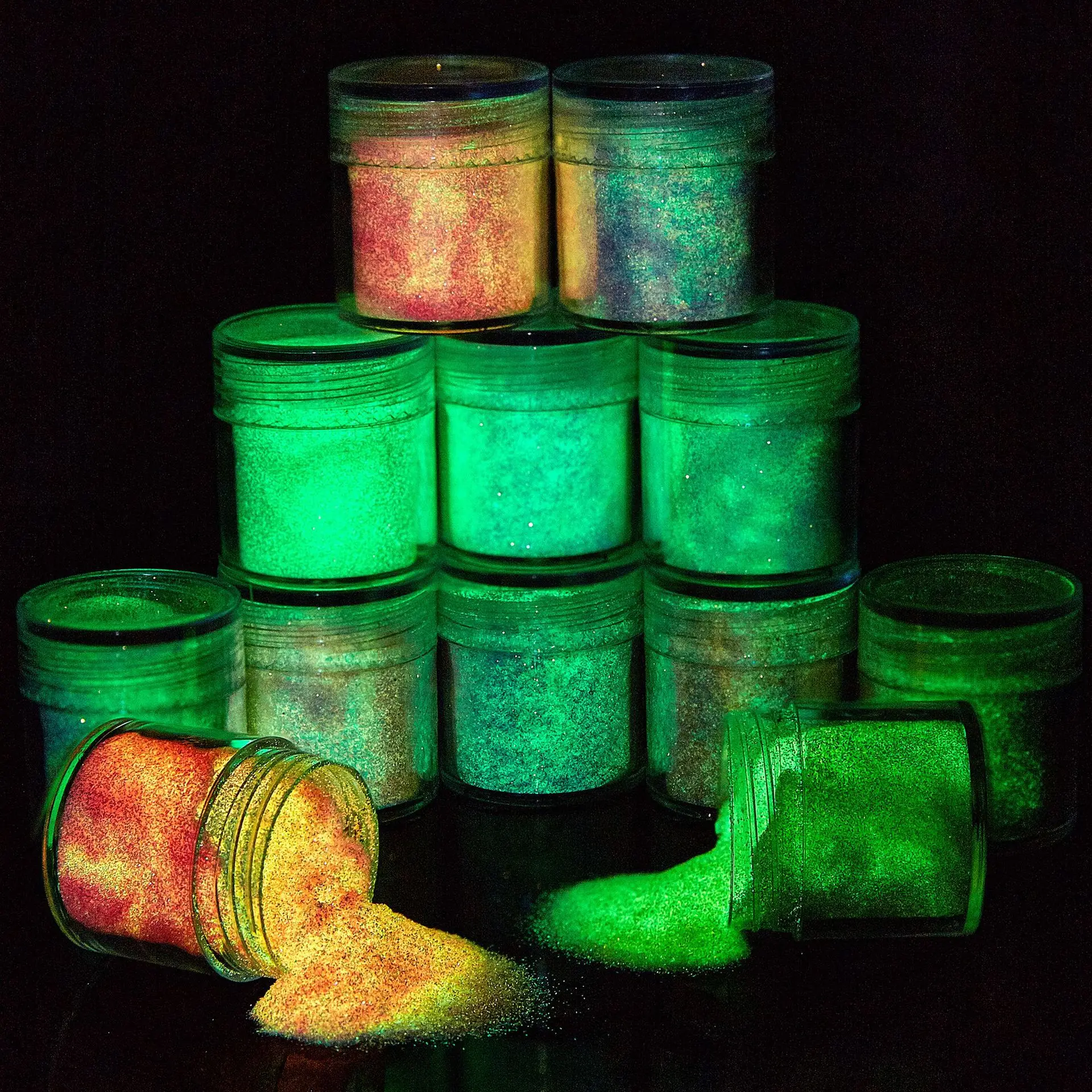 12 Color Luminous Powder Resin - Glitter Powder Resin recension och pris