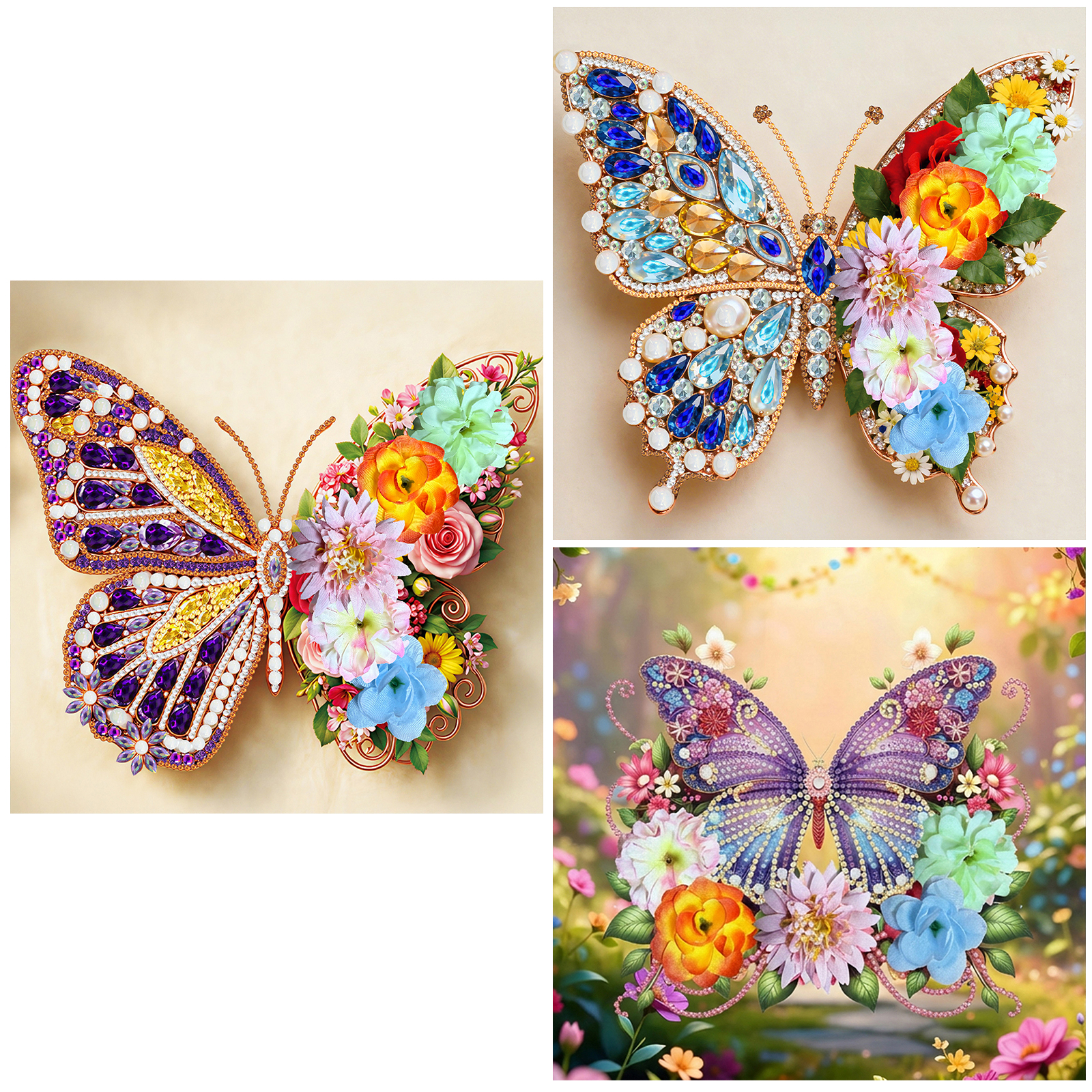 Butterfly DIY Diamonds Dots Ge - Resin Art Painting recension och pris