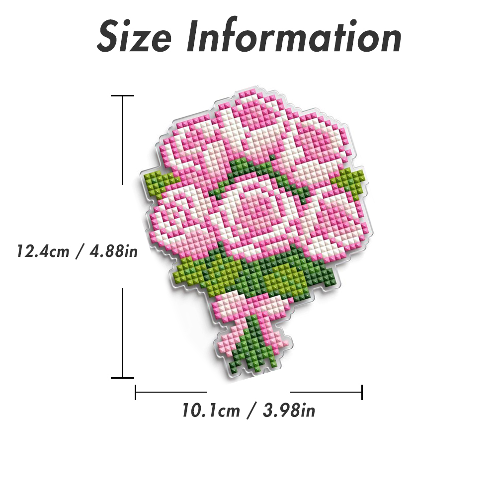 ForeverYoung Pink Rose Bouquet - Resin Art Acrylic recension och pris