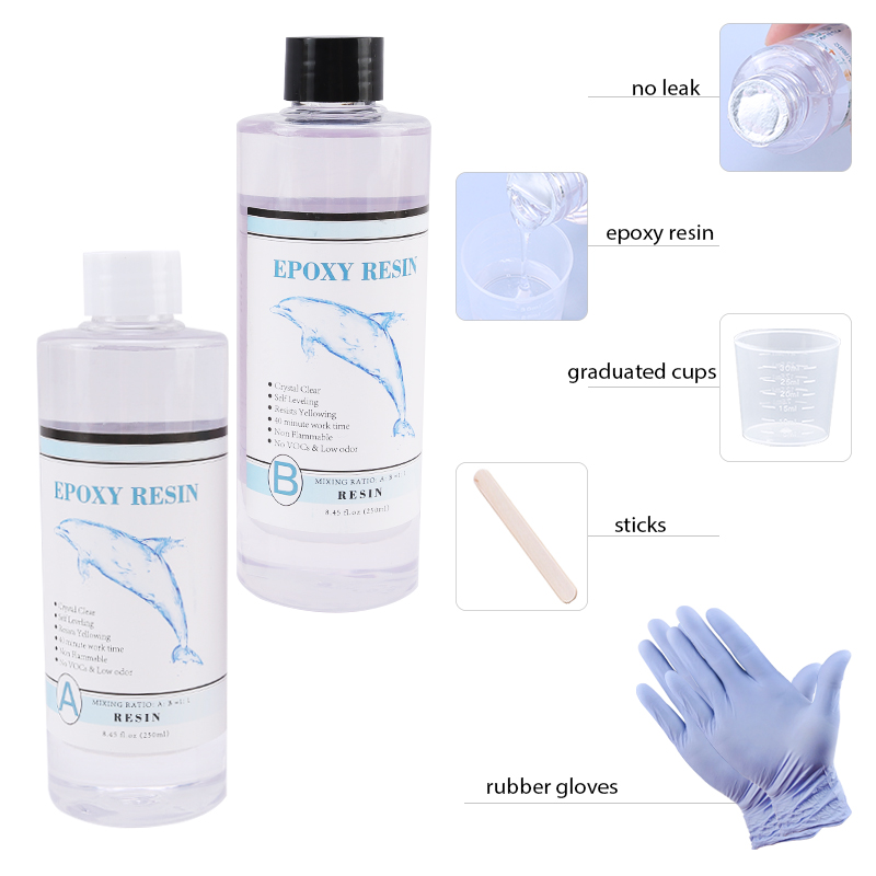 1:1 Clear Epoxy Resin Crystal  - Resin Art Alphabet recension och pris