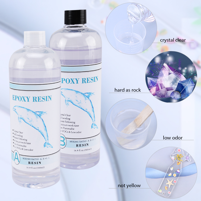 1:1 Clear Epoxy Resin Crystal  - Resin Art Alphabet recension och pris