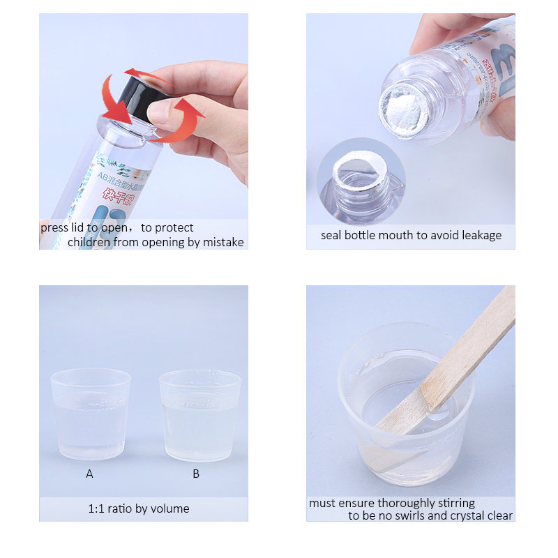 1:1 Clear Epoxy Resin Crystal  - Resin Art Alphabet recension och pris