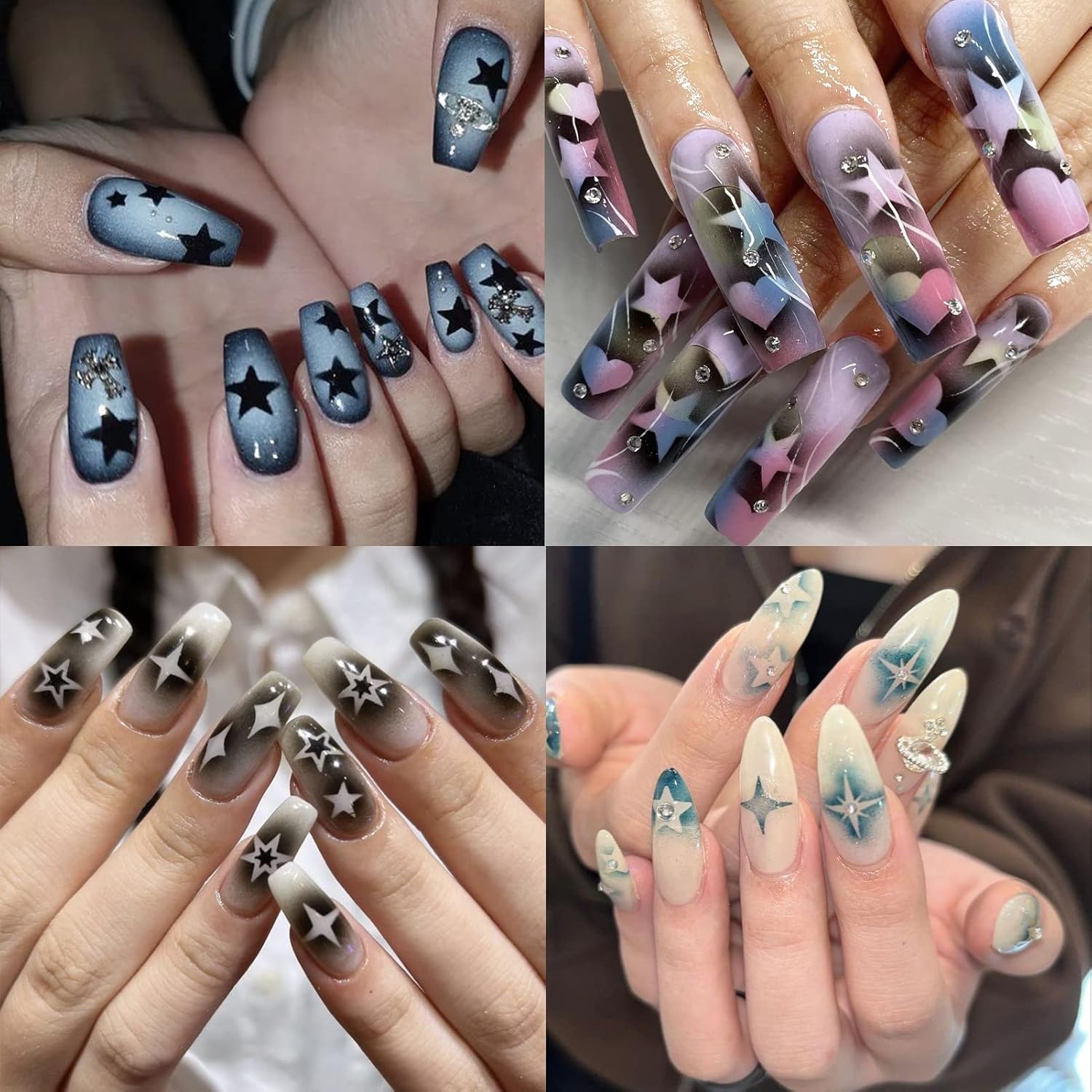 154 Designs Nail Art Stencils  - Resin Art Design Images recension och pris