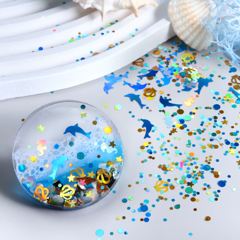 Dolphins Seahorses Glitter For - Glitter Powder Resin recension och pris