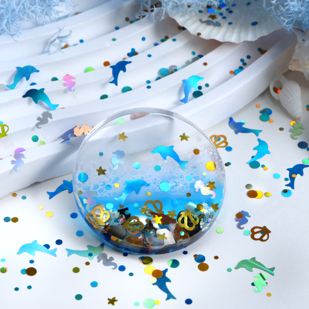 Dolphins Seahorses Glitter For - Glitter Powder Resin recension och pris