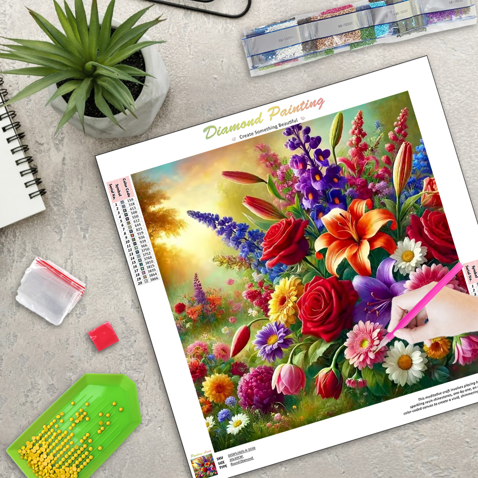Flower Diamond Painting Kits W - Resin Art Ideas With Pictures recension och pris