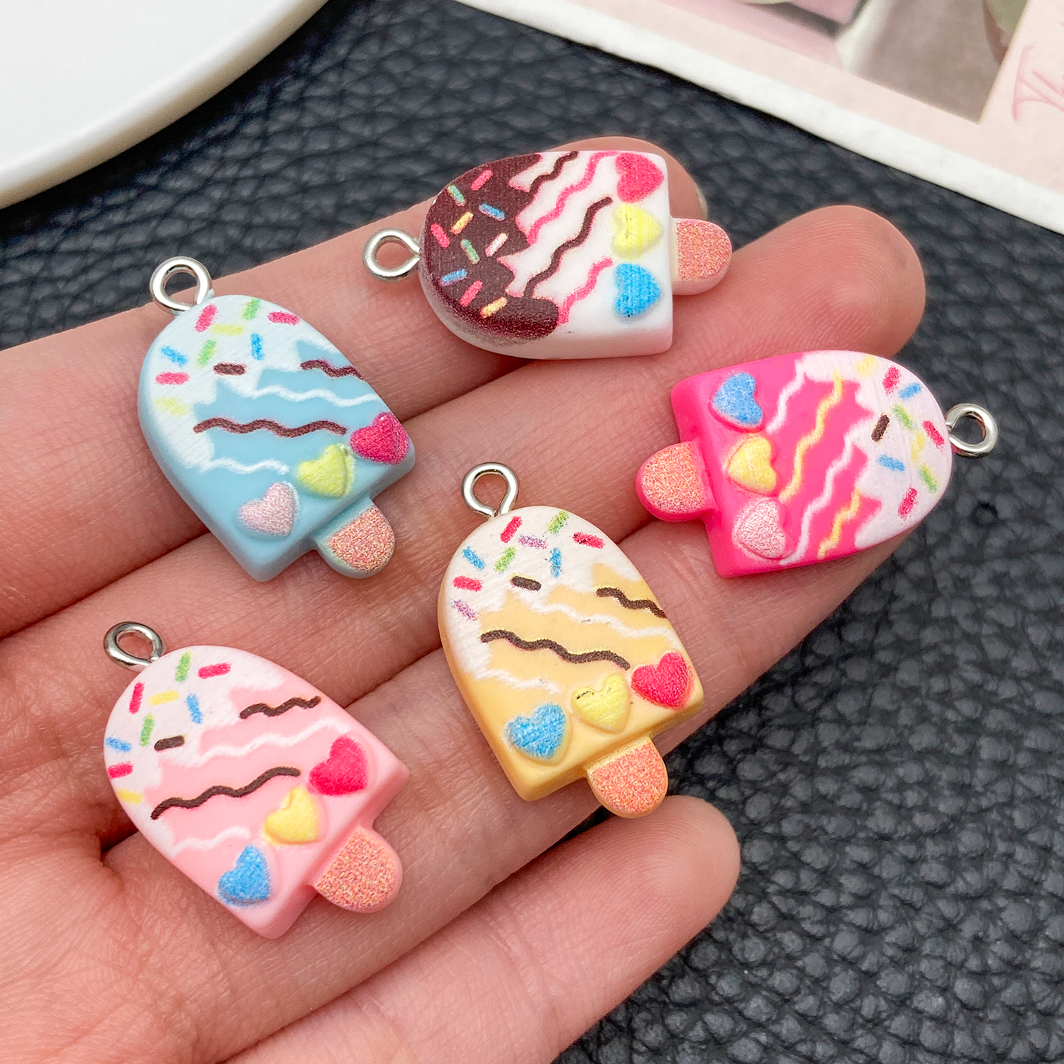 5/10pcs Cute Fashion Resin Acr - Resin Art Acrylic recension och pris