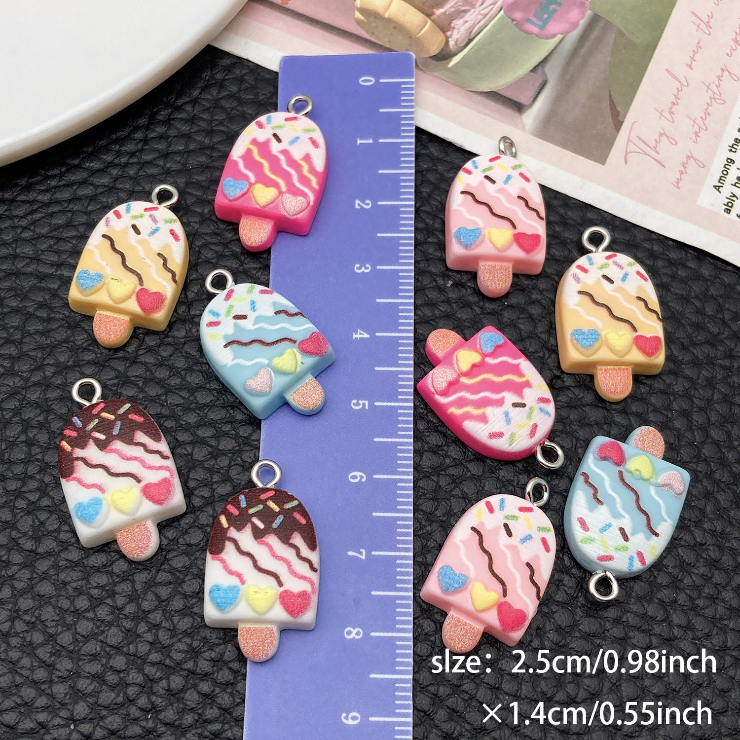 5/10pcs Cute Fashion Resin Acr - Resin Art Acrylic recension och pris