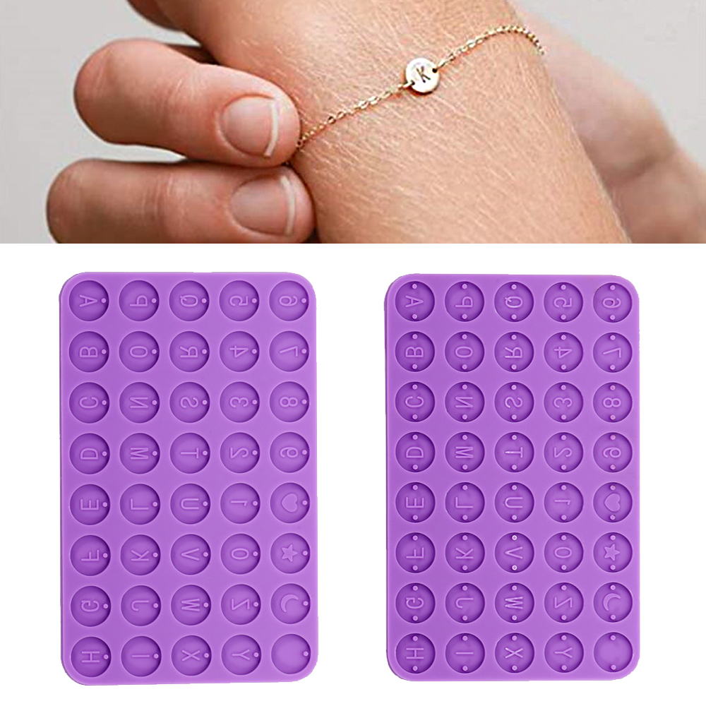 Letter Number Round Discs Sili - Resin Art Alphabet recension och pris