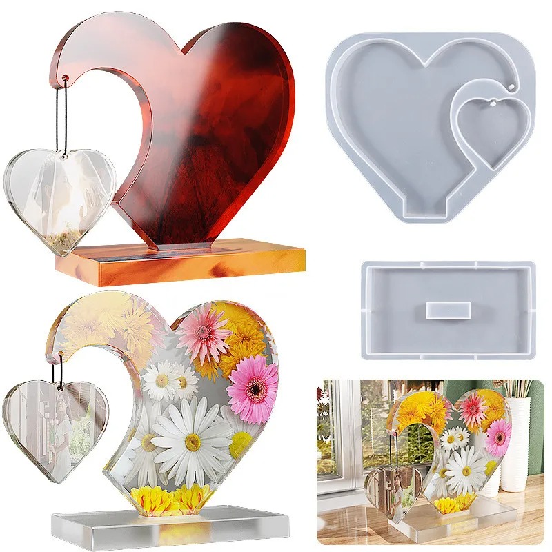 Love Heart Picture Frame Pendu - Resin Art Alphabet recension och pris