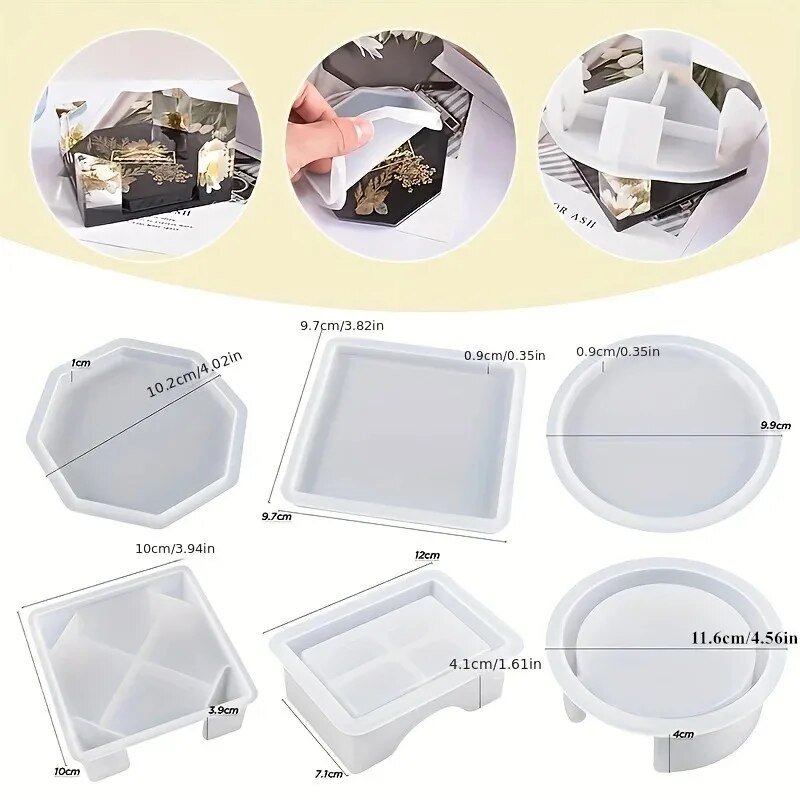 Coaster Resin Molds Set Includ - Resin Art Alphabet recension och pris