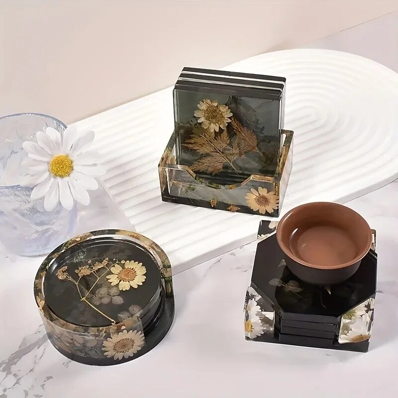 Coaster Resin Molds Set Includ - Resin Art Alphabet recension och pris