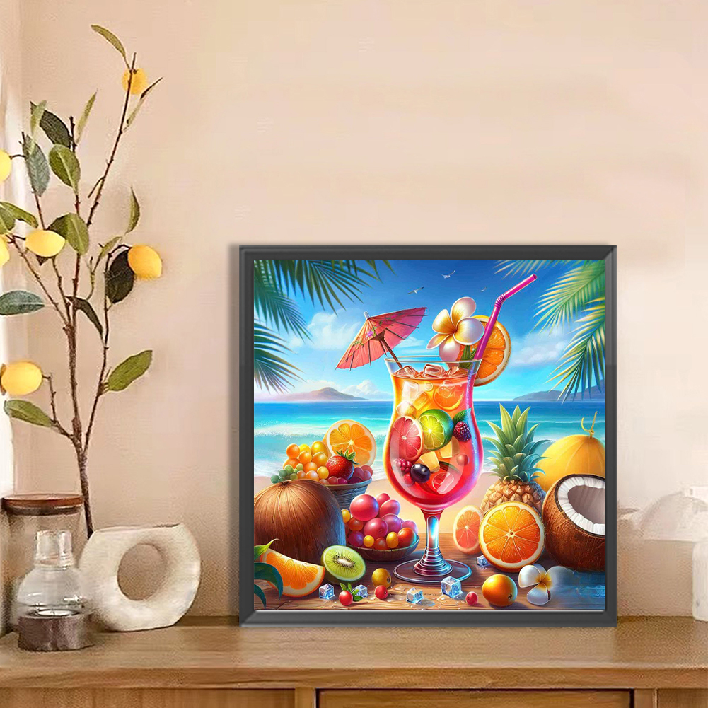 Summer Beach Full DIY 5D Round - Resin Art Ideas With Pictures recension och pris