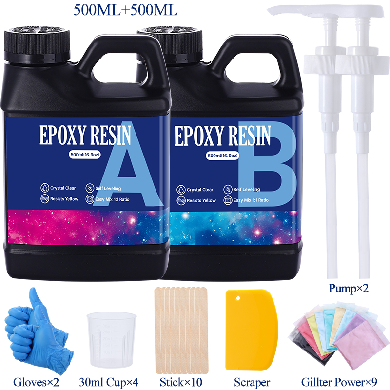 Fast Curing 1:1 Crystal Clear  - Resin Art Table Top recension och pris