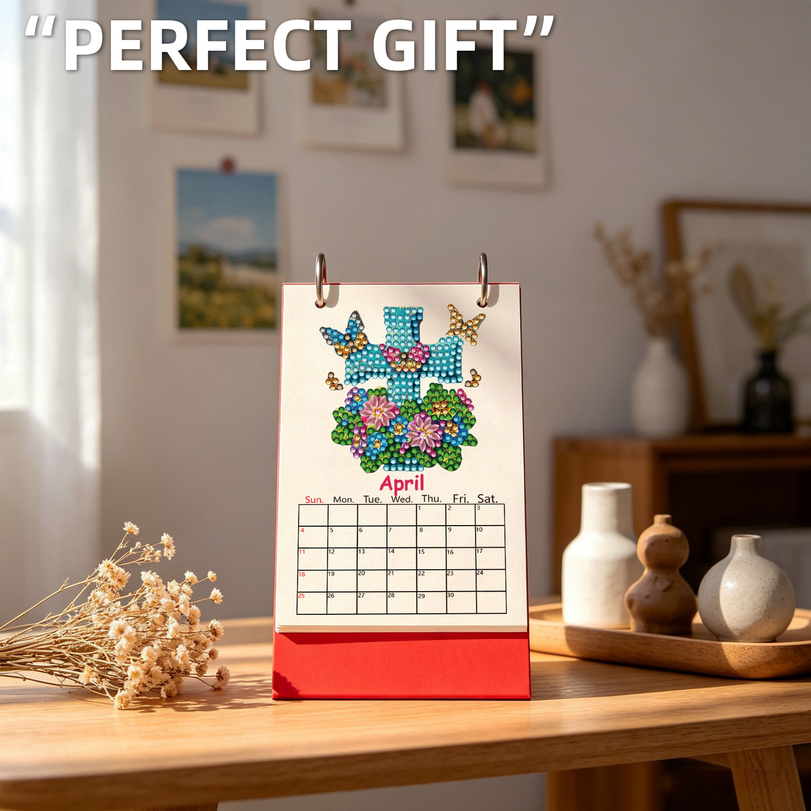 2027 Diamond Art Monthly Flip  - Resin Art Table Top recension och pris